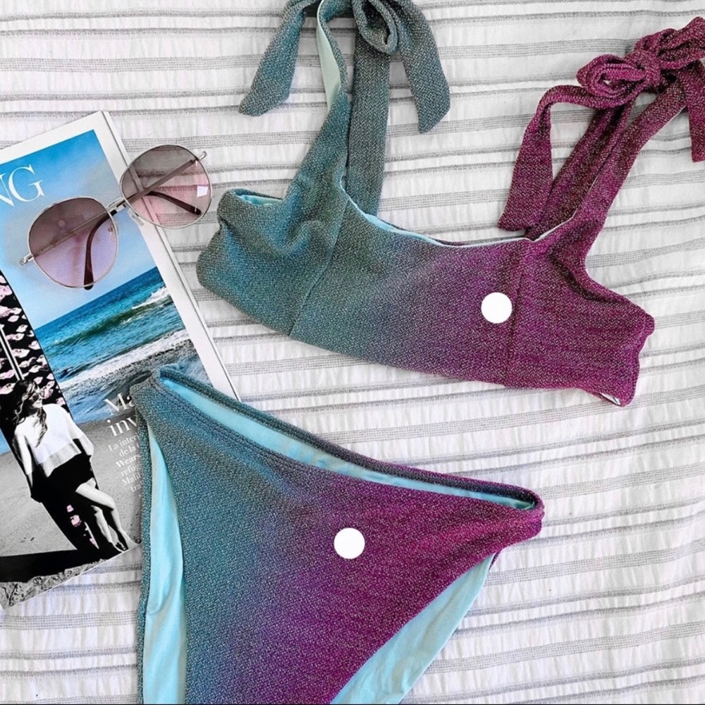 Beach Riot Gemstone Ombré Bikini Top